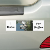 Schroefschildpadden/schildpadden Bumpersticker (Op auto)