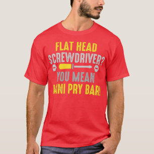Schroefschroevendraaier U bedoelt de staaf (2) T-shirt