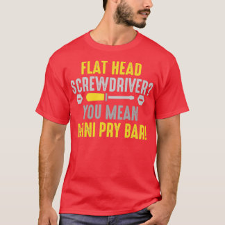 Schroefschroevendraaier U bedoelt de staaf (2) T-shirt