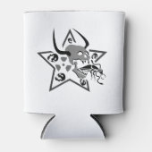 Schroefschuim Skull Pentagram Blikjeskoeler (Voorkant)