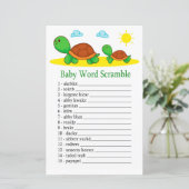 Schroefspel met Baby-woordscramble (Staand voorkant)