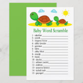 Schroefspel met Baby-woordscramble (Voorkant / Achterkant)