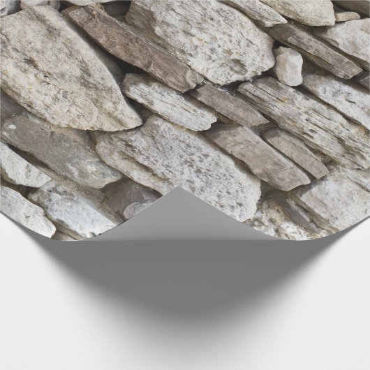 Schroefsteen wandpatroon cadeaupapier (Hoek)