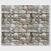 Schroefsteen wandpatroon cadeaupapier (Vlak)
