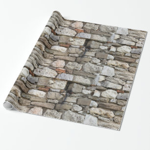 Schroefsteen wandpatroon cadeaupapier