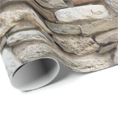 Schroefsteen wandpatroon cadeaupapier (Rol Hoek)