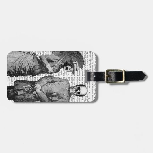 Schroefster, Vrouw en Sull Bagagelabel (Voorkant horizontaal)