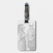 Schroefster, Vrouw en Sull Bagagelabel (Achterkant verticaal)