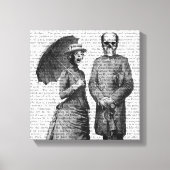 Schroefster, Vrouw en Sull Canvas Afdruk (Voorkant)