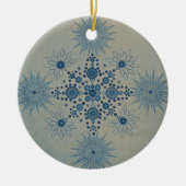 Schroefstukken van Diatomen door Julius Wiesner Keramisch Ornament (Voorkant)