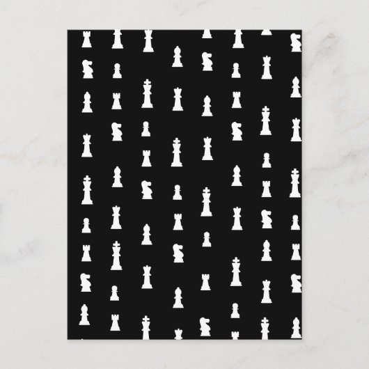 Schroefstukpatroon - zwart-wit briefkaart (Voorkant)
