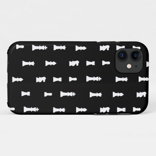 Schroefstukpatroon - zwart-wit Case-Mate iPhone case (Achterkant (horizontaal))