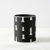 Schroefstukpatroon - zwart-wit mok (Midden)