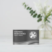 Schroefstuurprogramma | Frankrijk | Metaal Visitekaartje (Staand voorkant)