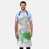 Schroeftekening Schort (Gedragen)