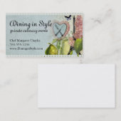 Schroefvorkmes Eiffeltower biz-kaarten Visitekaartje (Voorkant / Achterkant)