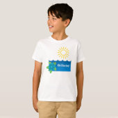 Schroefvormig ontwerp - Kinderen T-shirt (Voorkant volledig)