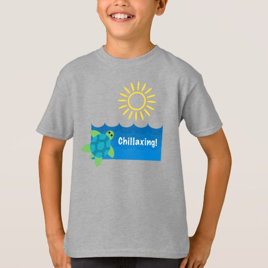 Schroefvormig ontwerp - Kinderen T-shirt (Voorkant)