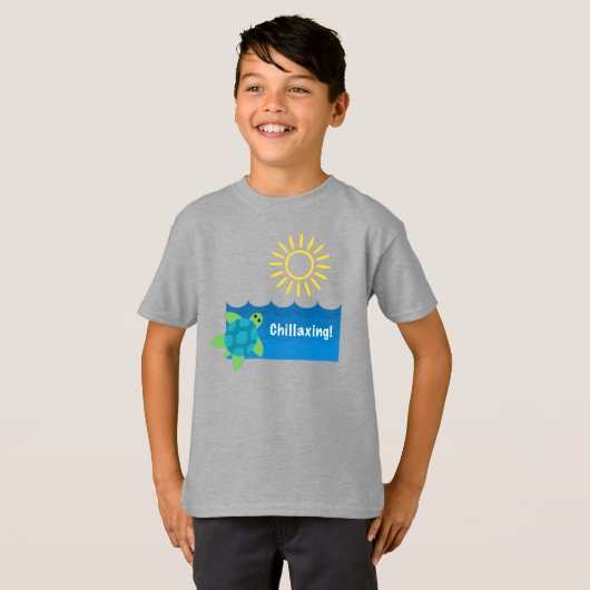 Schroefvormig ontwerp - Kinderen T-shirt (Voorkant volledig)