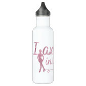 Schroefwaterflesje Axel in levensroze glazuur Waterfles (Links)