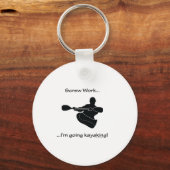 Schroefwerk... gaan Kayaking Sleutelhanger (Voorkant)