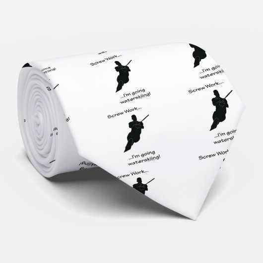 Schroefwerk... gaan zwemmen stropdas (Opgerold)