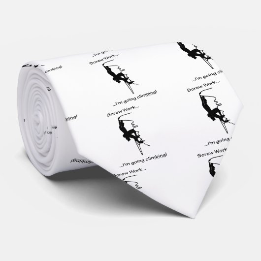 Schroefwerk... rockbeklimming stropdas (Opgerold)