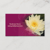 Schroemwaterlelly, om Visitekaartje (Achterkant)