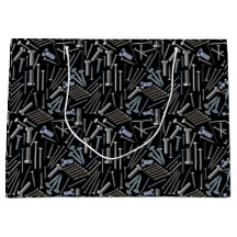 Schroeven en nagels x4 Zwart BG