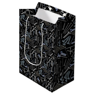 Schroeven en nagels x4 Zwart BG Medium Cadeauzakje