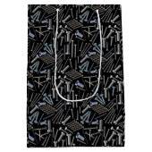 Schroeven en nagels x4 Zwart BG Medium Cadeauzakje (Achterkant)