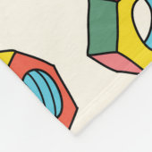 Schroeven en schroeven naadloos patroon fleece deken (Hoek)