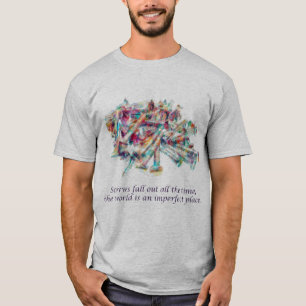 Schroeven Herfst uit Grijs T Shirt