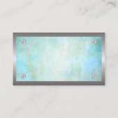 Schroeven metalen rand |  achtergrond visitekaartje (Achterkant)