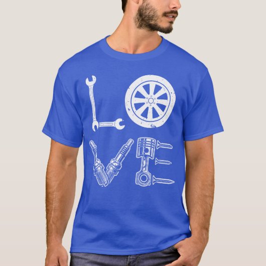 Schroevendraaier Auto monteur Werkplaats monteur A T-shirt (Voorkant)