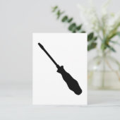 schroevendraaier briefkaart (Staand voorkant)