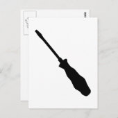 schroevendraaier briefkaart (Voorkant / Achterkant)