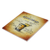 schroevendraaier Cocktail Recipe Gold Bar Tegeltje (Zijkant)