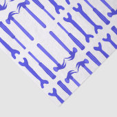 schroevendraaier met blauw Hammer WFrench Tissuepapier (Detail)