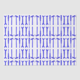 schroevendraaier met blauw Hammer WFrench Tissuepapier