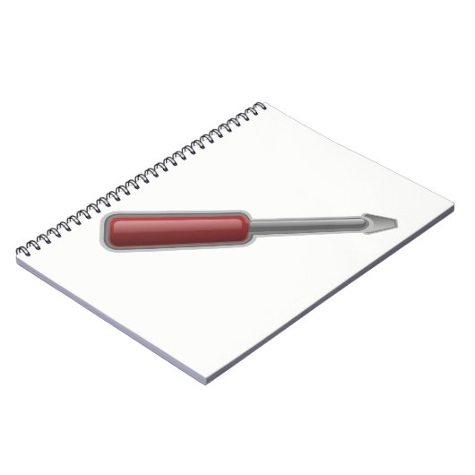 schroevendraaier notitieboek (Linkerzijde)
