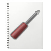 schroevendraaier notitieboek (Voorkant)