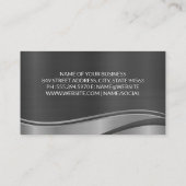 Schroevendraaier | Sleutel | Metalen Visitekaartje (Achterkant)