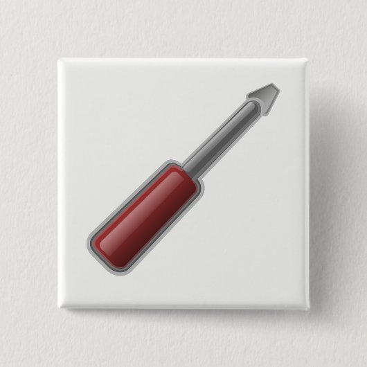 schroevendraaier vierkante button 5,1 cm (Voorkant)