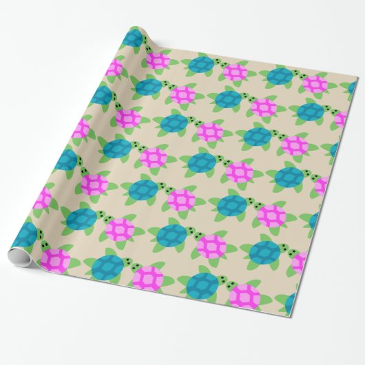Schroffelvormig ontwerp - glanzend omslagpapier, cadeaupapier (Uitgerold)