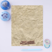 Schrokken van kaneel, geplet papier met gelinkte o flyer (Enkel)