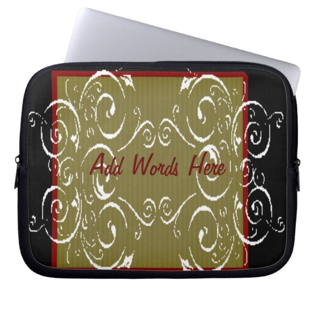 Schrolontwerp Laptop Sleeve (Voorkant)