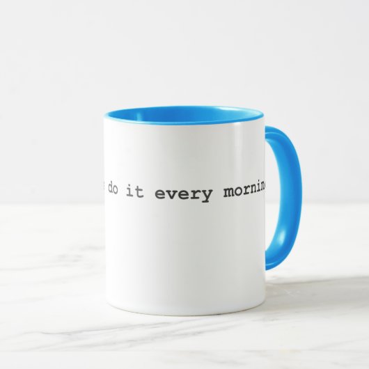 Schrommelmeesters doen het elke ochtend mok (Voorkant rechts)