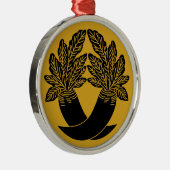 Schroodachtig Metalen Ornament (Rechts)