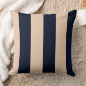 Schroom/zwarte dikke streep omkeerbare piloot kussen (Deken)